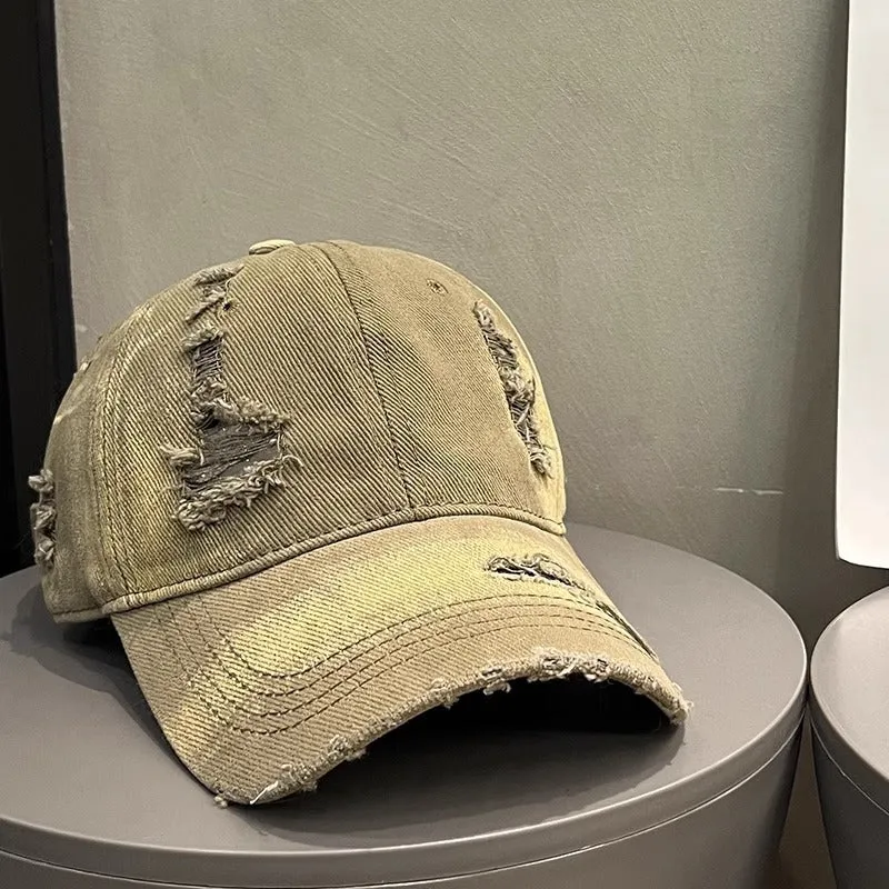 Herren Distressed Denim Cap Skanto 1784188541
