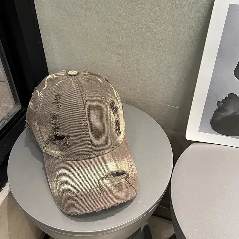 Herren Distressed Denim Cap Skanto 1784188541