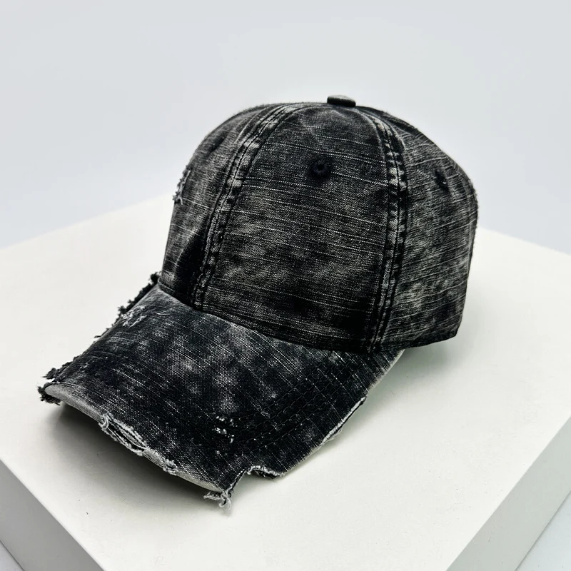 Herren Distressed Jeans-Baseballkappe Skanto