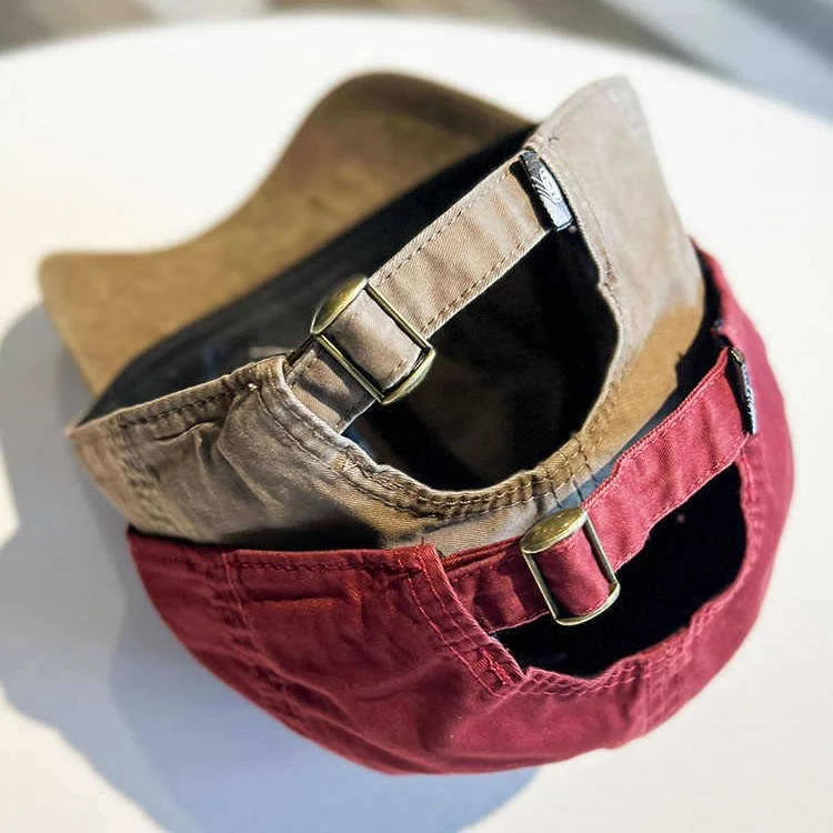 Herren Distressed Baumwoll-Baseballkappe Skanto