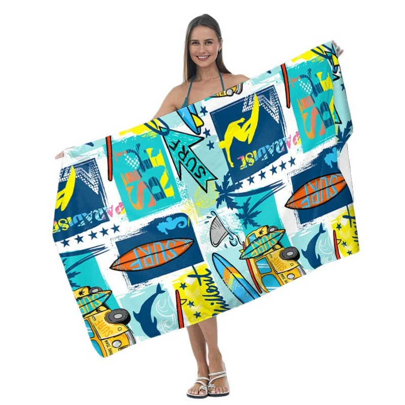 Strandtuch mit auffälligem Surf-Design Skanto