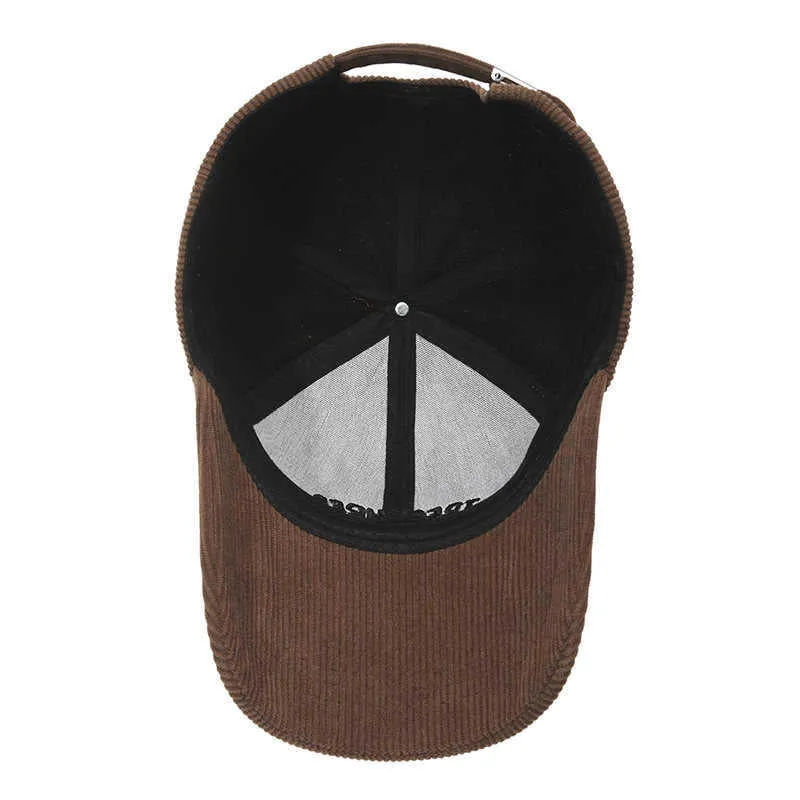 Damen Cord-Baseballcap mit Stickerei Skanto