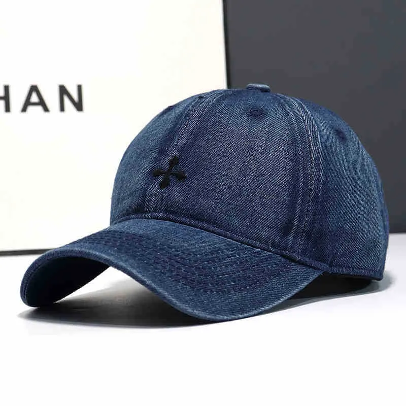 Verstellbare Denim-Kappe für Herren Skanto
