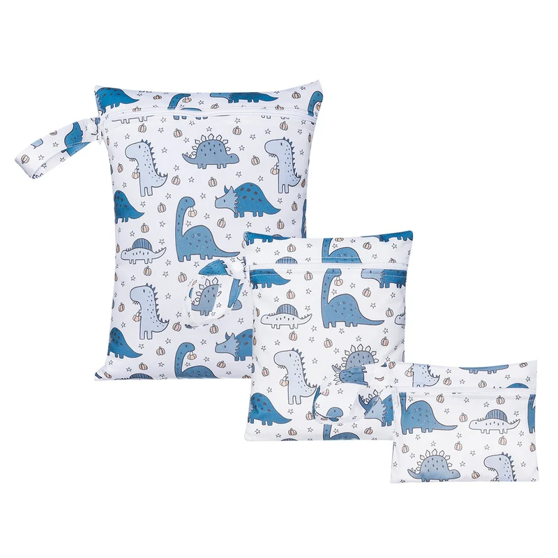 Set bunter Aufbewahrungstaschen Skanto