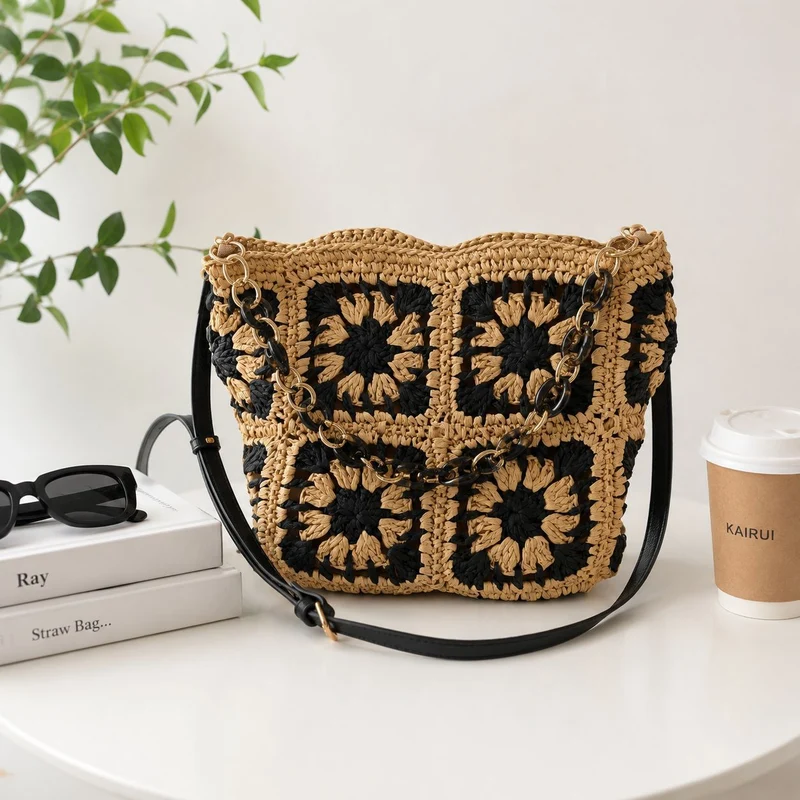 Handtasche im modernen Häkeldesign Skanto