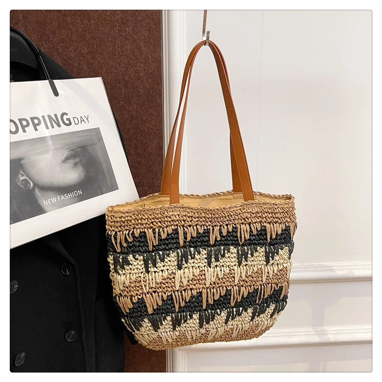Geflochtene Handtasche aus Naturmaterial Skanto