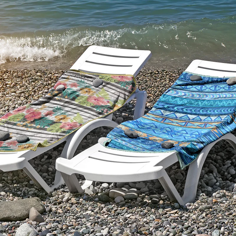 Strandtuch aus hautfreundlicher Mikrofaser mit kreativem Mustermix Skanto