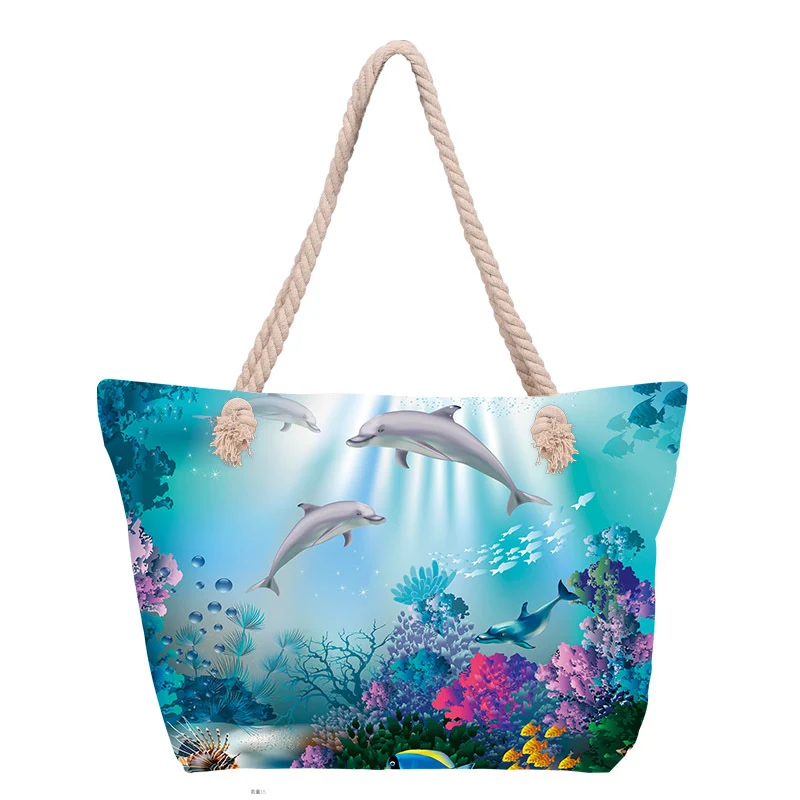 Strandtasche mit Blumendesign Skanto