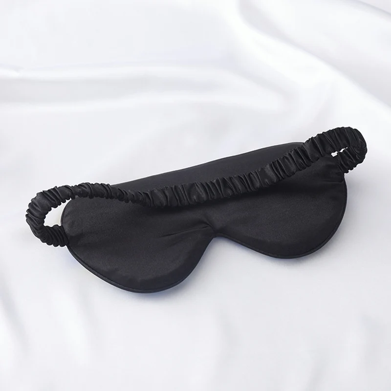 Unisex weiche ergonomische Schlafmaske mit konturiertem Augenbereich und verstellbarem Gummiband Skanto