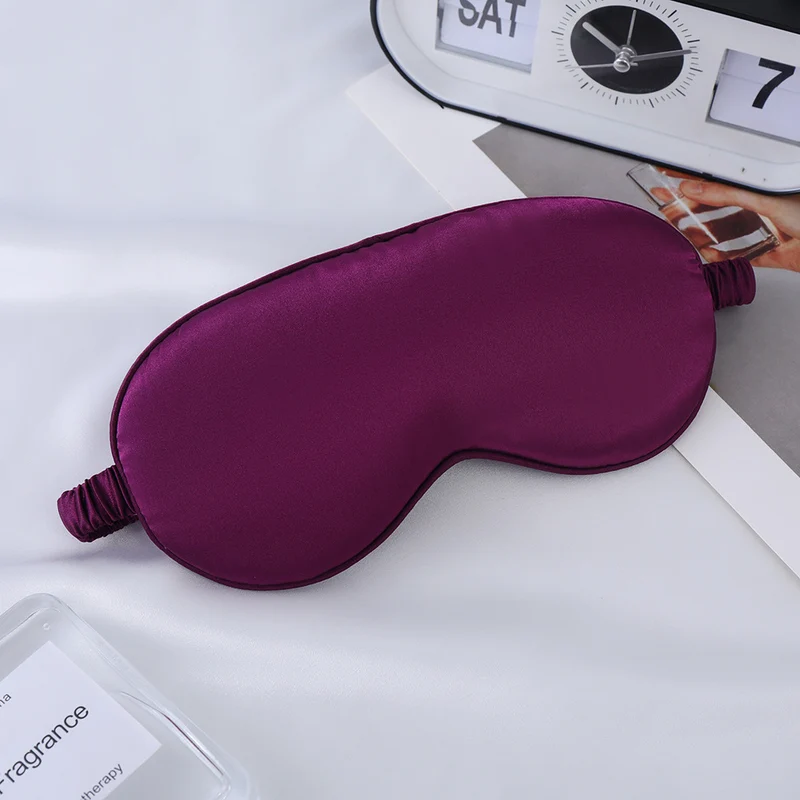 Unisex Nan Seiden-Schlafmaske mit ergonomischer Polsterung und verstellbarem Gummiband Skanto