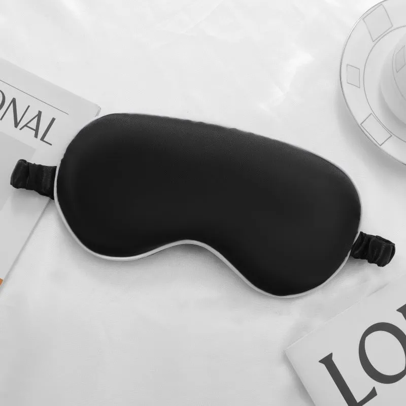 Unisex Nan Seiden-Schlafmaske mit ergonomischer Polsterung und verstellbarem Gummiband Skanto