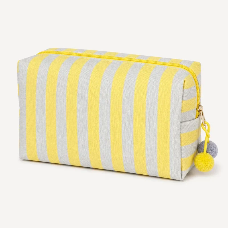 Kosmetiktasche mit bunten Streifen Skanto