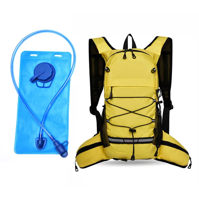 Leichter Unisex Trinkrucksack mit integrierter Trinkblase und ergonomischem Hüftgurt Skanto