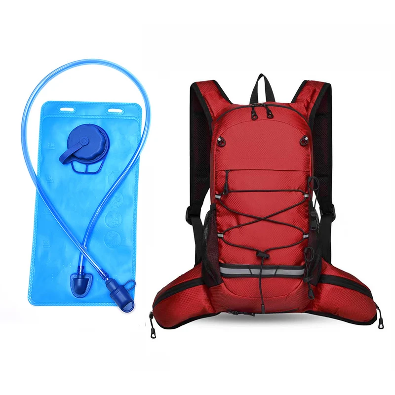 Leichter Unisex Trinkrucksack mit integrierter Trinkblase und ergonomischem Hüftgurt Skanto