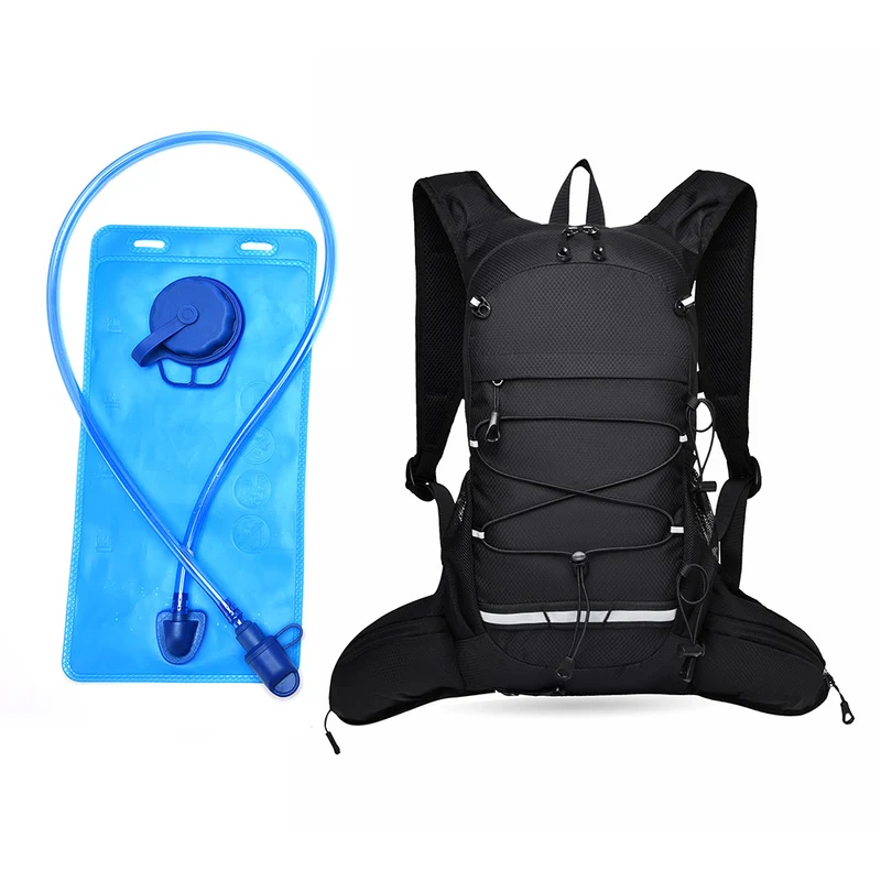 Leichter Unisex Trinkrucksack mit integrierter Trinkblase und ergonomischem Hüftgurt Skanto