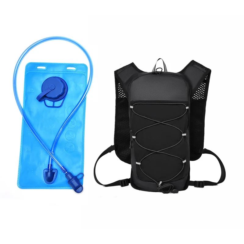 Leichter Unisex Trinkrucksack mit 2L Blase und atmungsaktivem Netz Skanto
