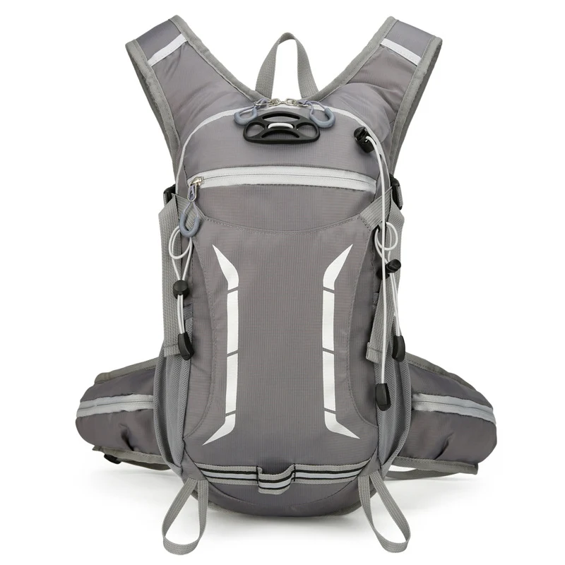 Leichter Unisex Trailrunning-Trinkrucksack mit Hüftgurttaschen, Trinkblasenfach und atmungsaktivem Rückenpolster Skanto