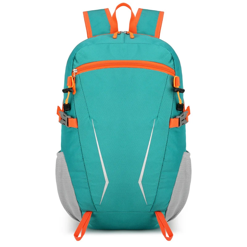 Leichter Unisex Tagesrucksack mit reflektierenden Einsätzen, gepolstertem Rücken und seitlichen Netztaschen Skanto