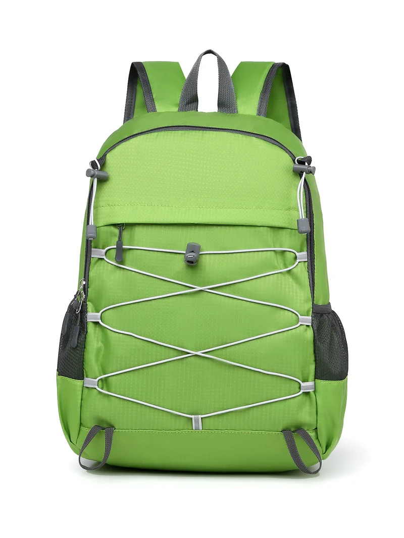 Leichter Unisex Outdoor-Rucksack mit elastischem Spanngurt und seitlichen Netztaschen Skanto