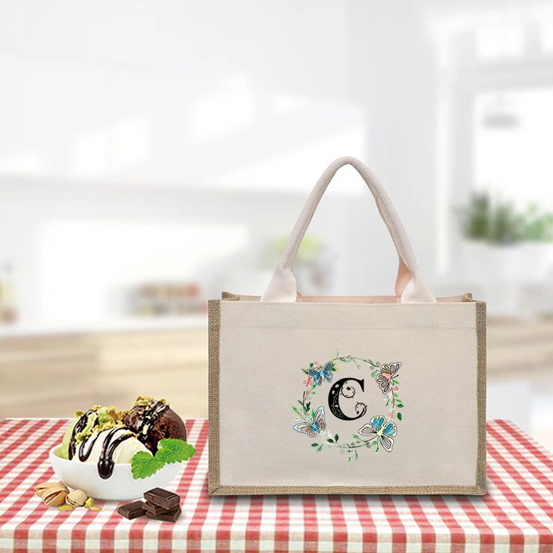 Geräumige Jutetasche mit verstärkten Griffen Skanto