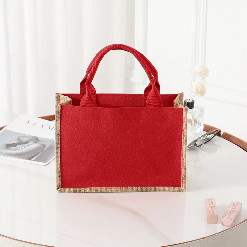 Geräumige Jutetasche mit verstärkten Griffen Skanto