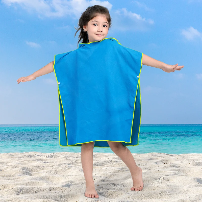 Mädchen Schwimm-Poncho Skanto