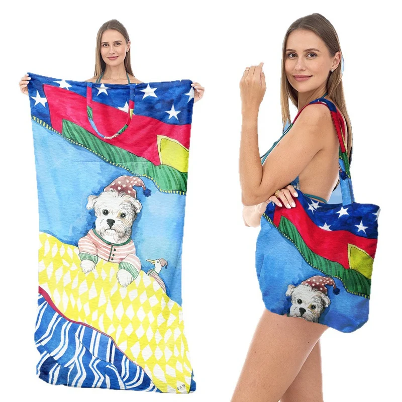 Tasche mit integriertem Handtuch Skanto