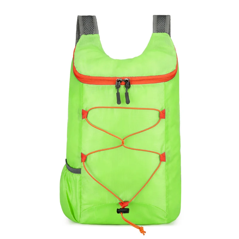 Faltbarer, leichter Damen-Tagesrucksack mit elastischem Front-Bungee und seitlichen Netztaschen Skanto