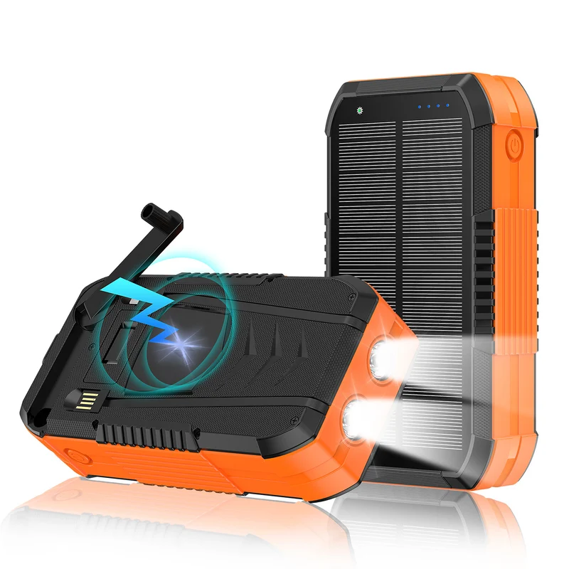 Solar-Powerbank mit robuster Schutzhülle Skanto