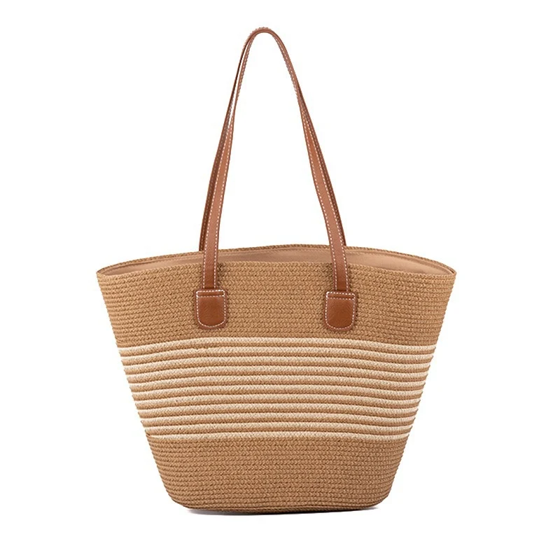 Stilvolle Strandtasche mit dekorativem Streifenmuster Skanto
