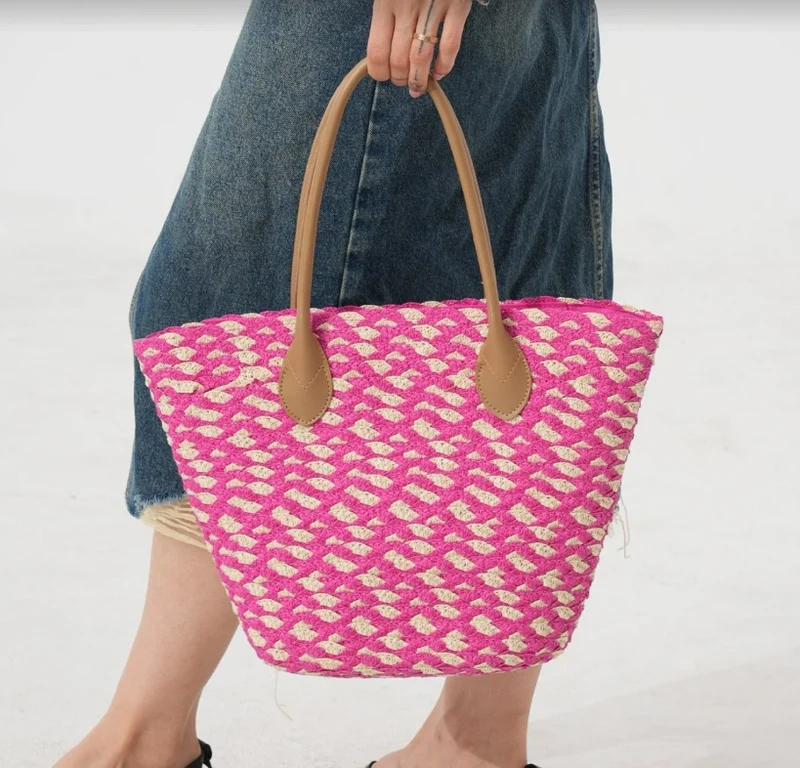 Geometrische Strandtasche Skanto