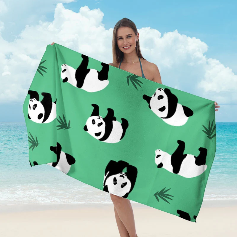 Strandtuch mit gespiegeltem Mandala-Design Skanto