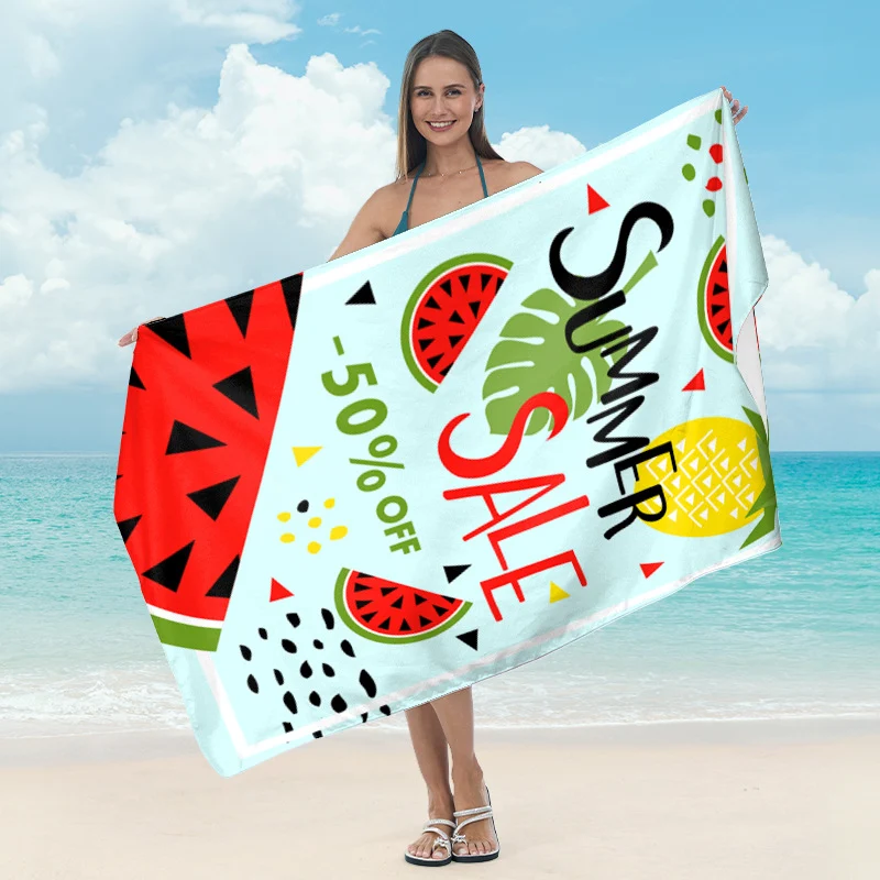 Strandtuch mit gespiegeltem Mandala-Design Skanto