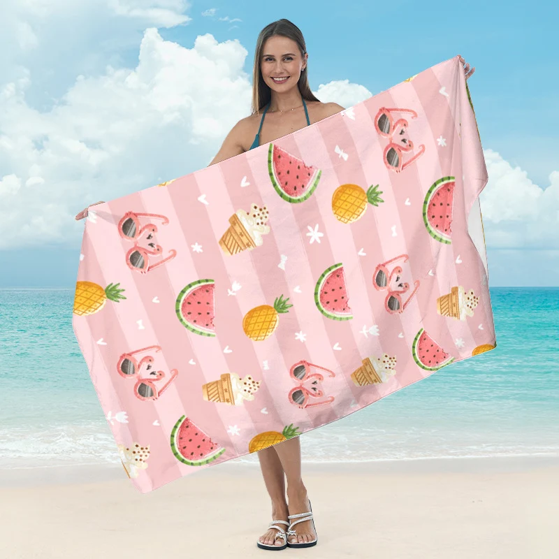 Strandtuch mit tropischem Palmenblatt-Design Skanto