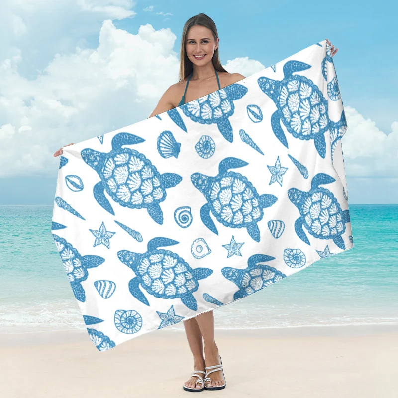 Strandtuch mit tropischem Palmenblatt-Design Skanto