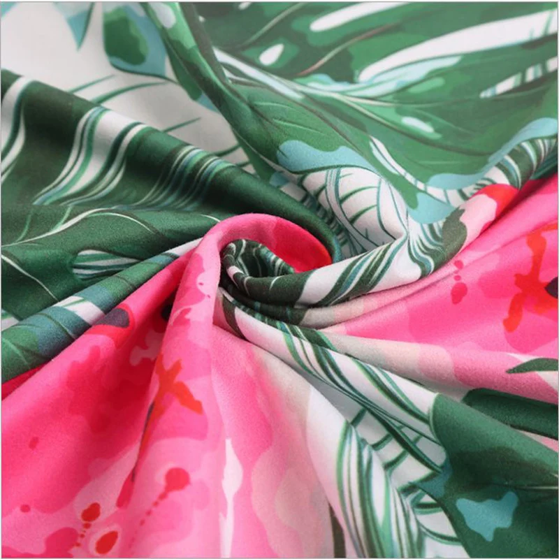 Strandtuch mit tropischem Flamingo-Design Skanto