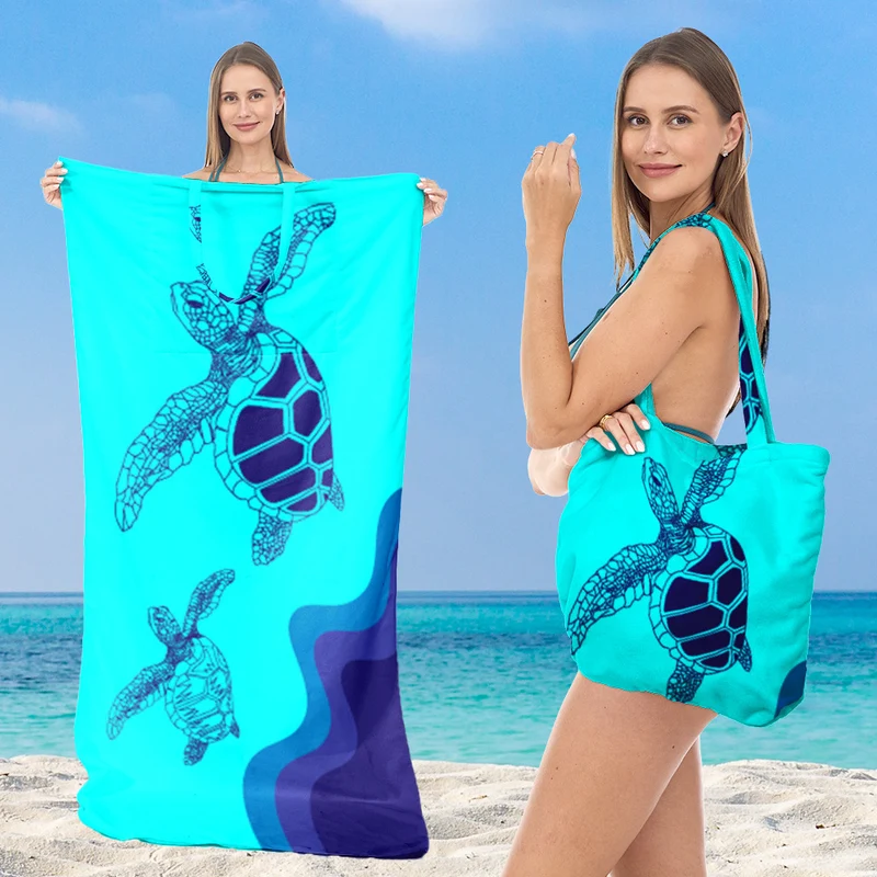 Praktische Tragetasche mit integriertem Handtuch Skanto