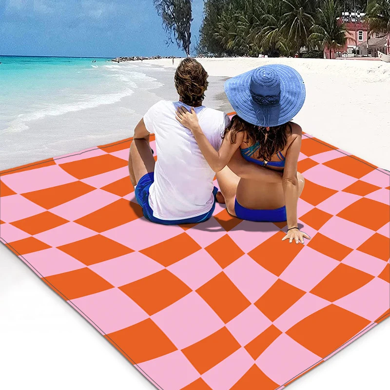 Picknickdecke im maritimen Design Skanto