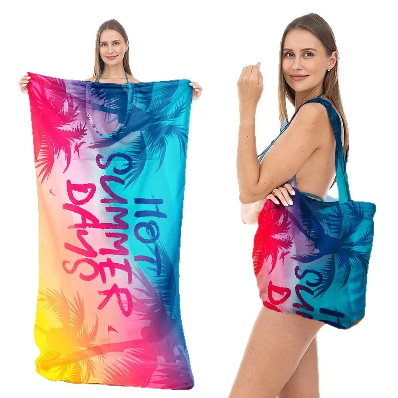 Multifunktionales Strandtuch und Tragetasche Skanto