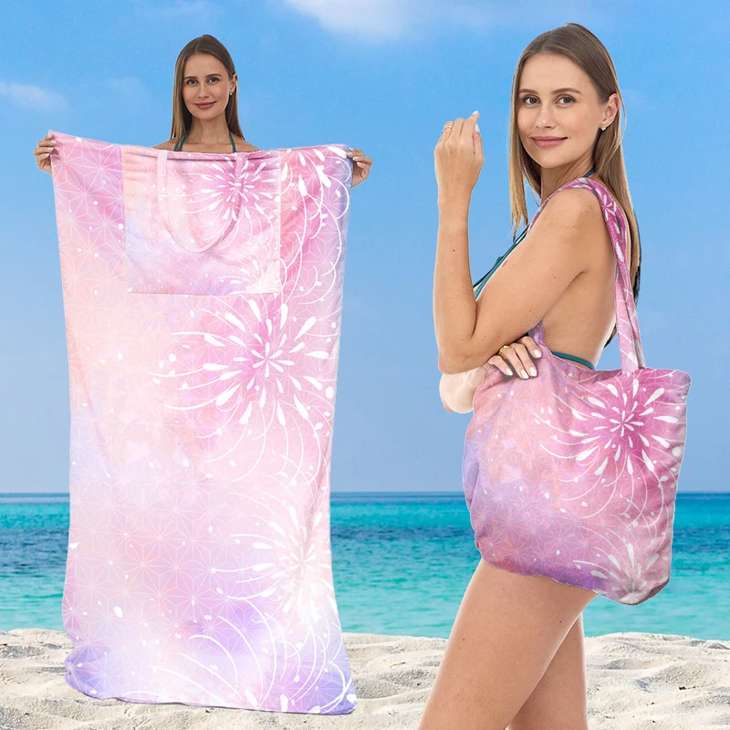 Multifunktionales Strandtuch und Tragetasche Skanto