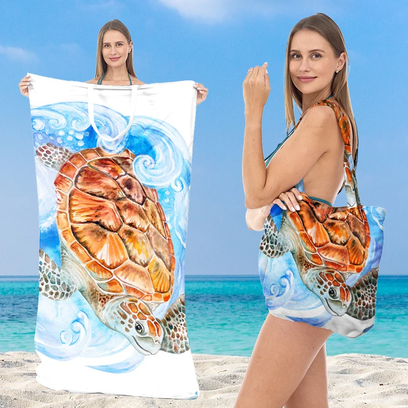 Multifunktionales Strandtuch mit Tragetasche Skanto