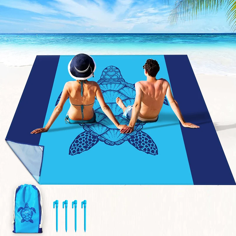 Multifunktionales Strandtuch mit kreativem Schildkrötenmotiv Skanto