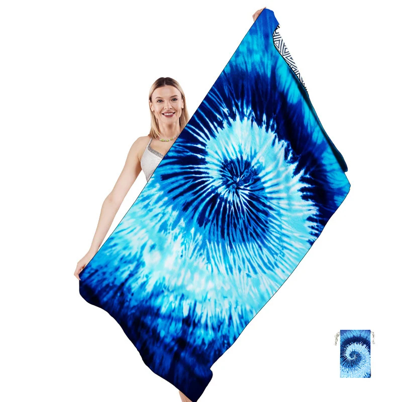Multifunktionales Strandtuch im kreativen Mandala-Design Skanto