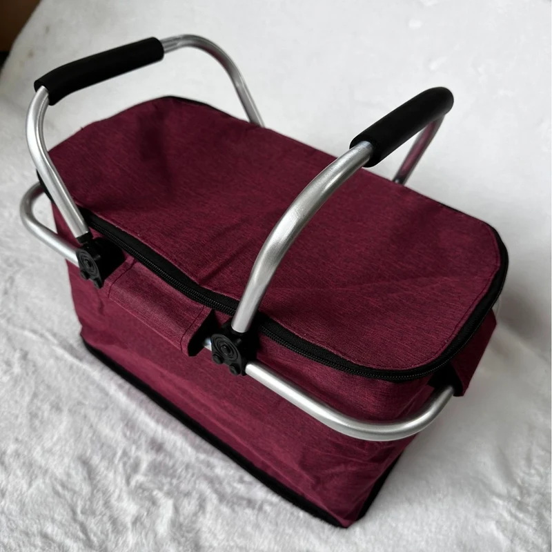 Kühltasche mit robustem Aluminiumrahmen und isolierendem Innenfutter Skanto