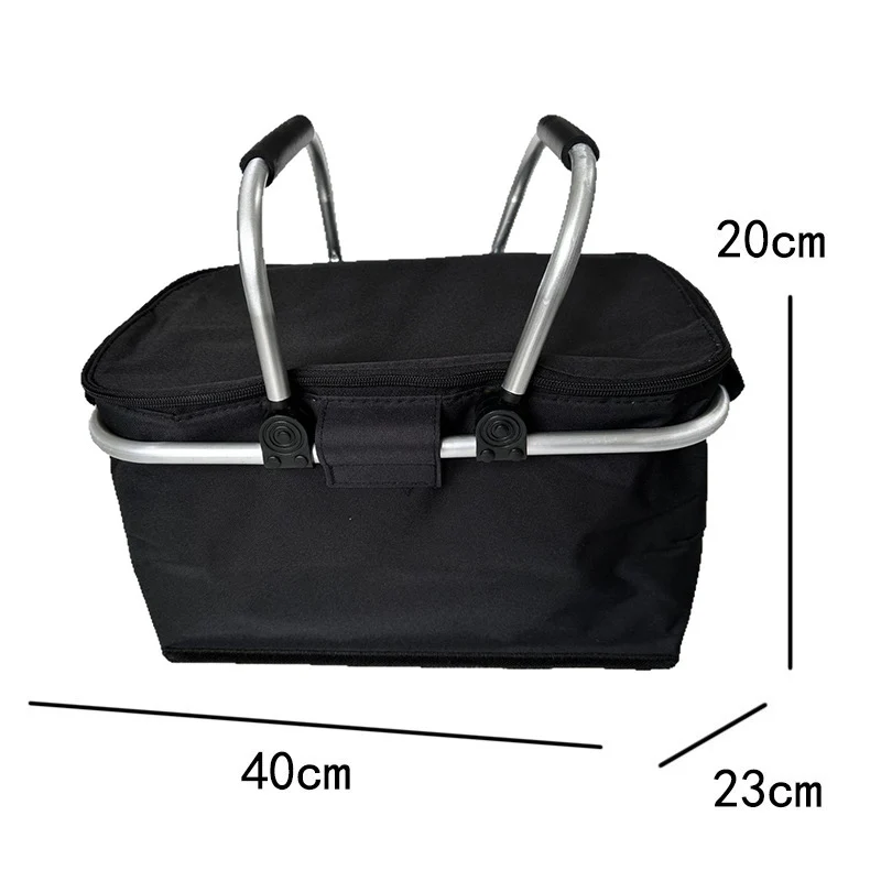 Kühltasche mit robustem Aluminiumrahmen und isolierendem Innenfutter Skanto