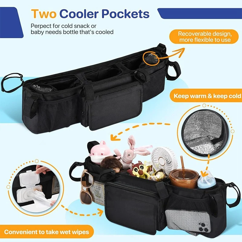 Kinderwagen-Organizer Skanto