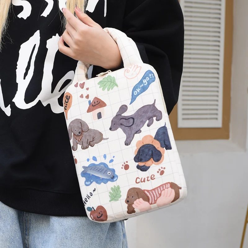 Stylische Laptophülle mit niedlichem Hundemotiv Skanto