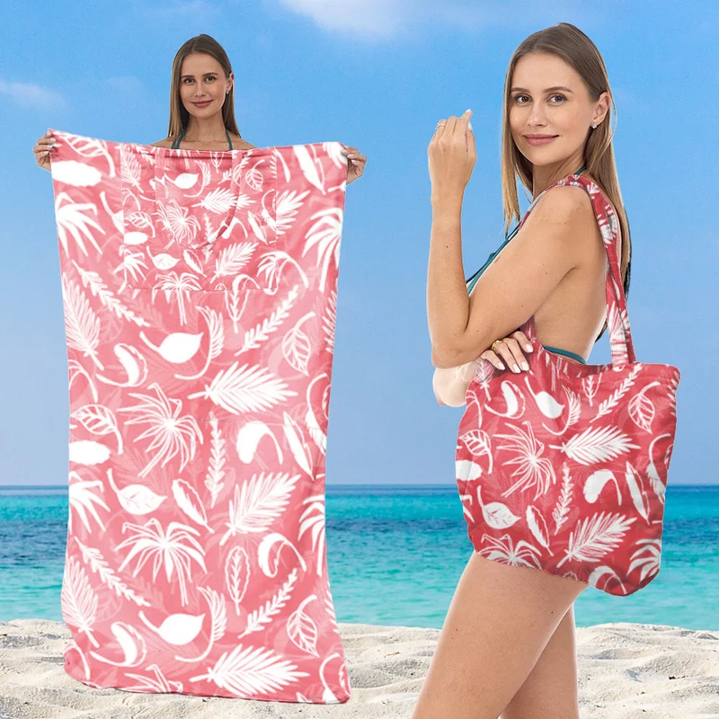 Multifunktionales Strandtuch mit integrierter Tragetasche Skanto