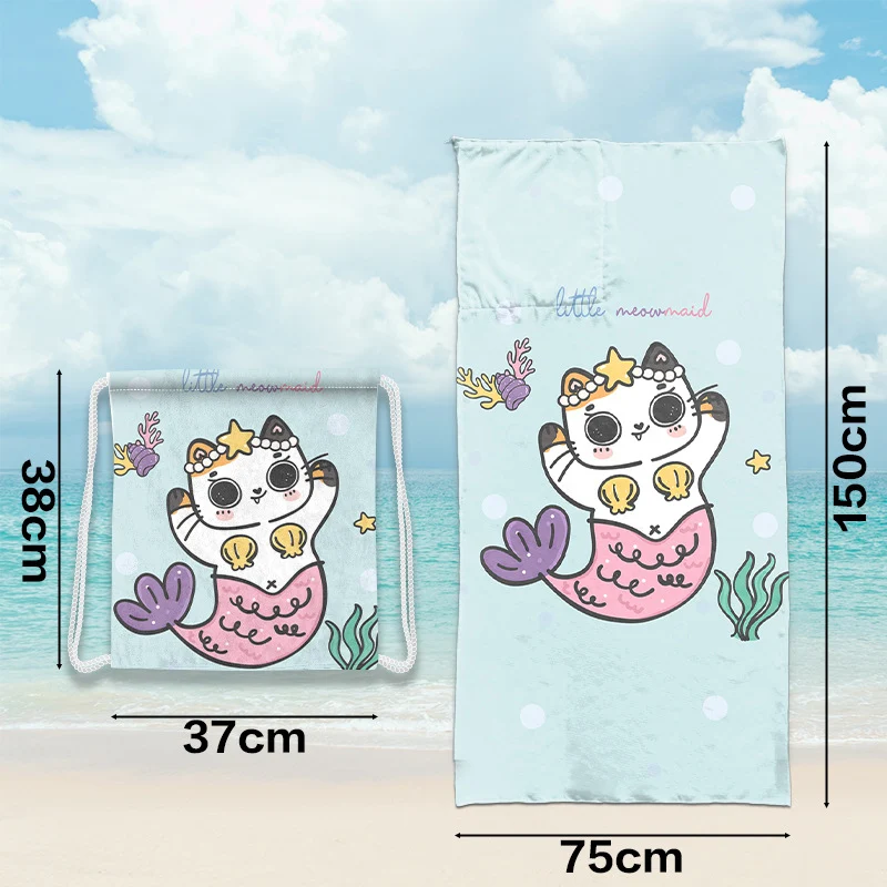 Multifunktionale Strandtasche mit integriertem Handtuch Skanto
