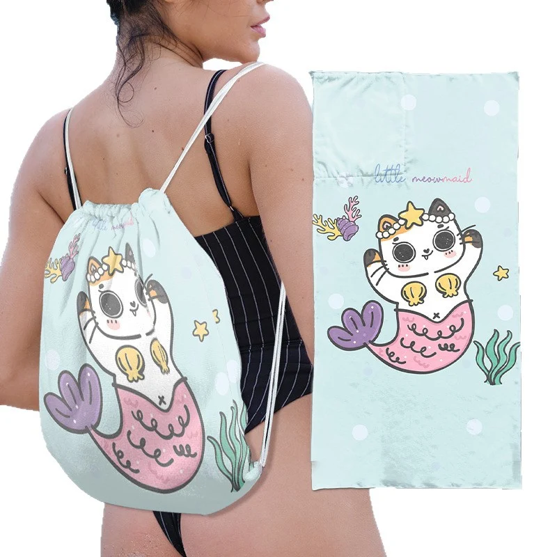 Multifunktionale Strandtasche mit integriertem Handtuch Skanto